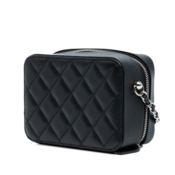 Auth Chanel Cc Quilted Caviar Camera #230514C20B - Picture 2 of 8